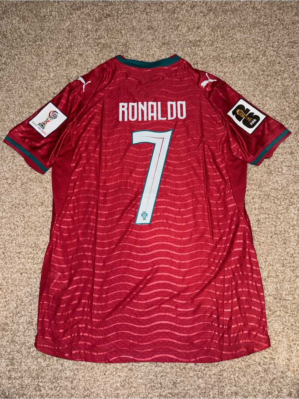 Puma Portugal 2026 Ronaldo #7 Men's Home Player Version Soccer Jersey 🆕